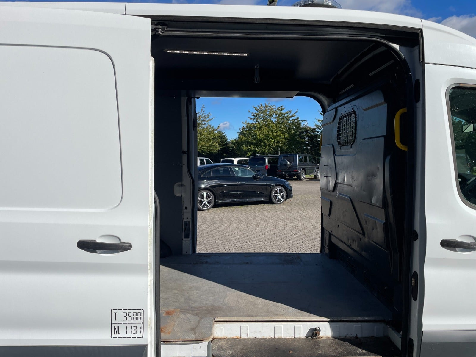 Hvid Ford Transit 350 L2 Van fra 2017