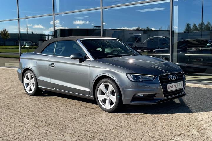 Grå Audi A3 fra 2015