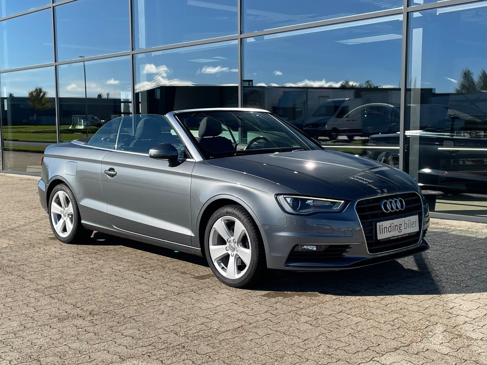 Grå Audi A3 fra 2015