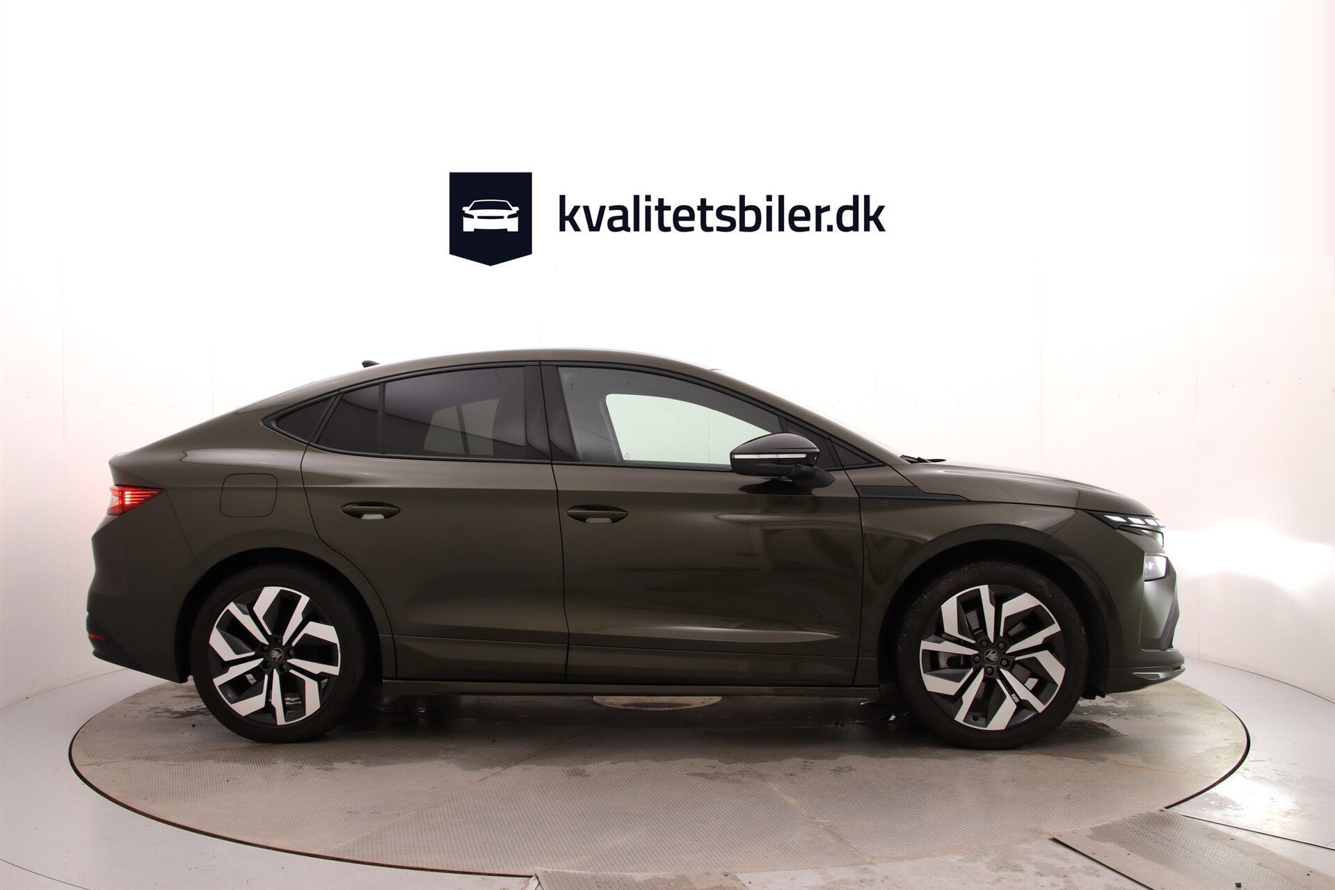 Grøn Skoda Enyaq fra 2025