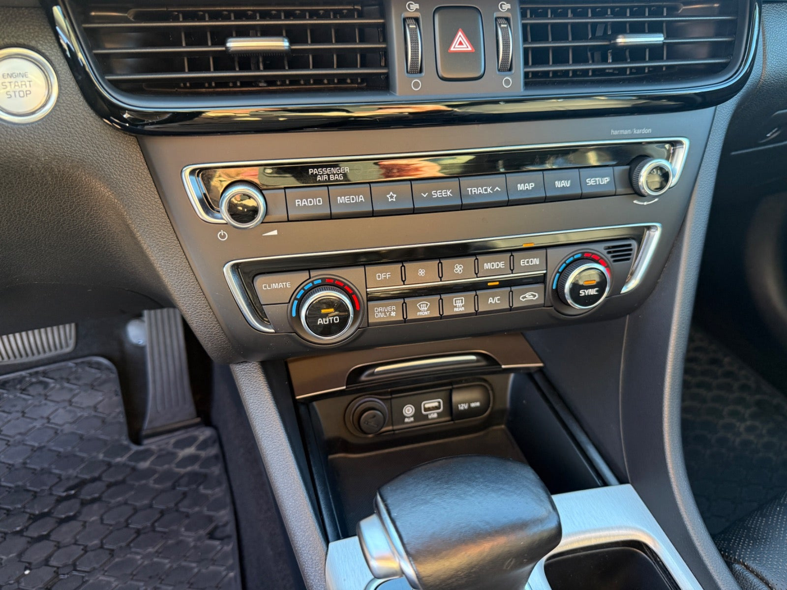 Hvid Kia Optima fra 2019