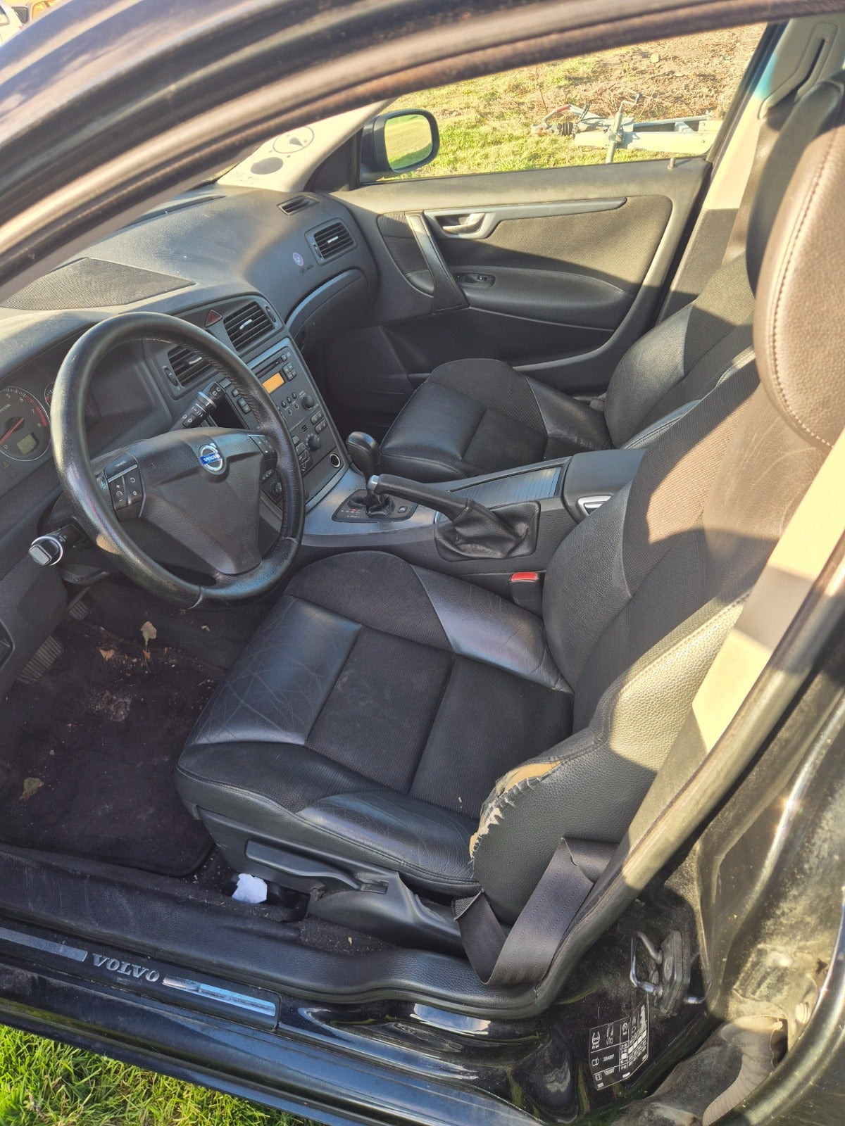 Sort Volvo V70 fra 2007