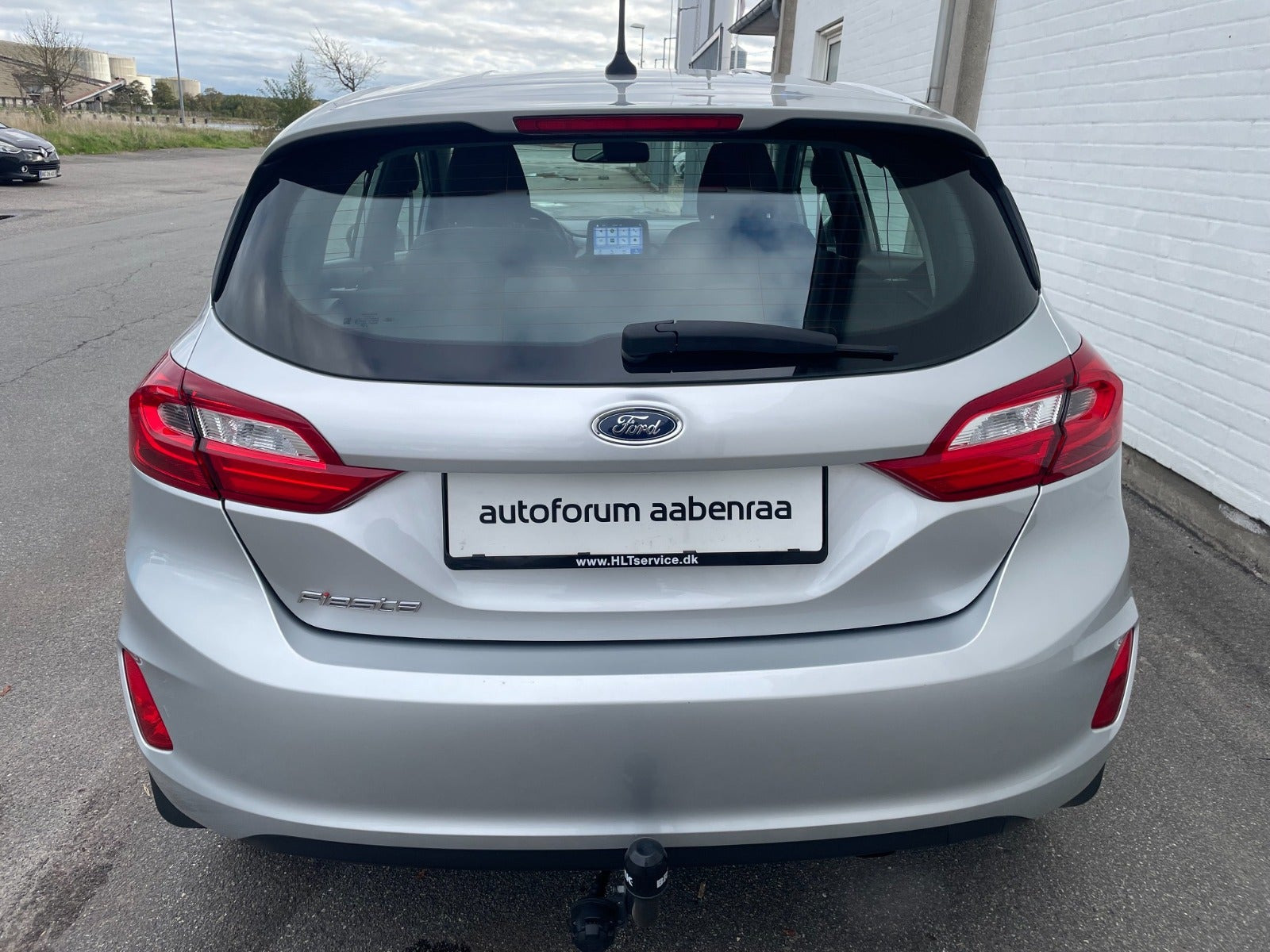 Sølv Ford Fiesta fra 2018