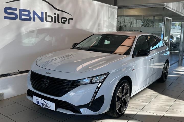 Hvid Peugeot E-308 fra 2025