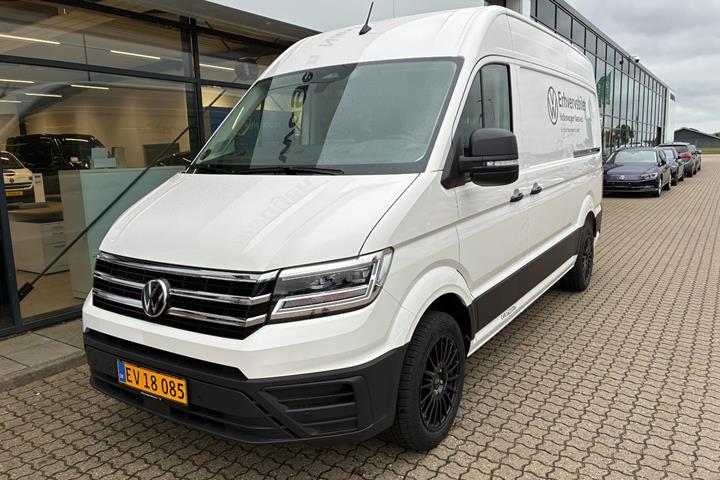 Hvid VW Crafter 35 fra 2026