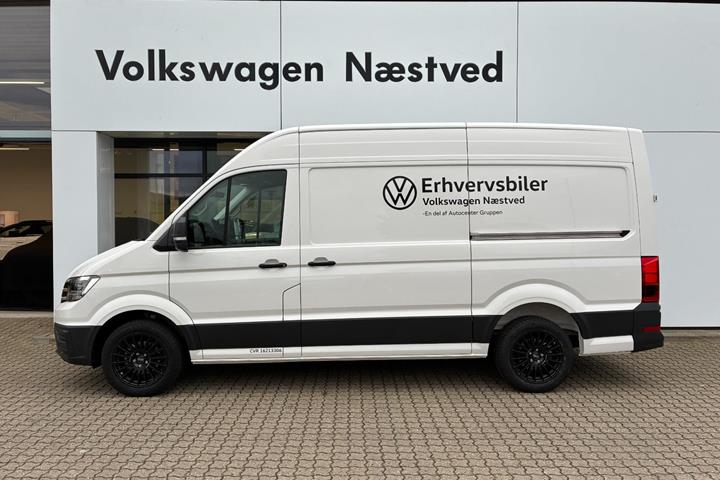 Hvid VW Crafter 35 fra 2026