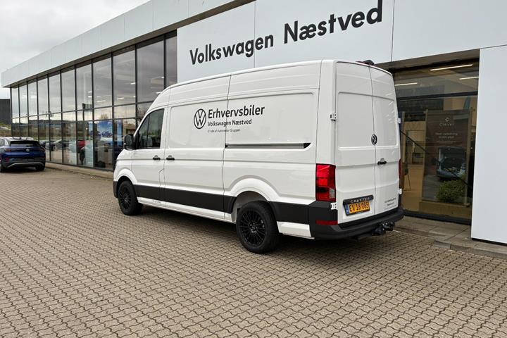 Hvid VW Crafter 35 fra 2026