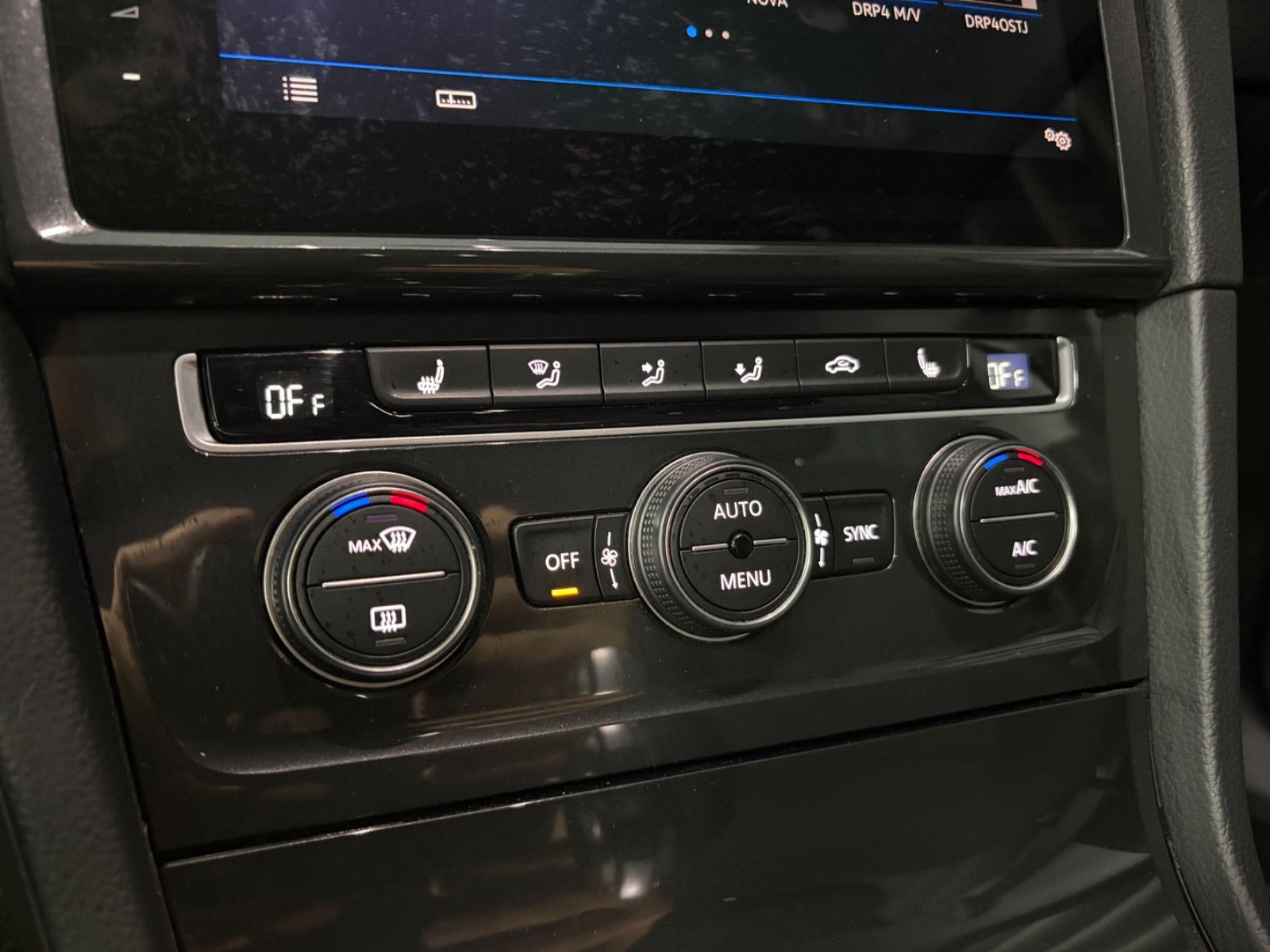 Blå VW e-Golf VII fra 2018