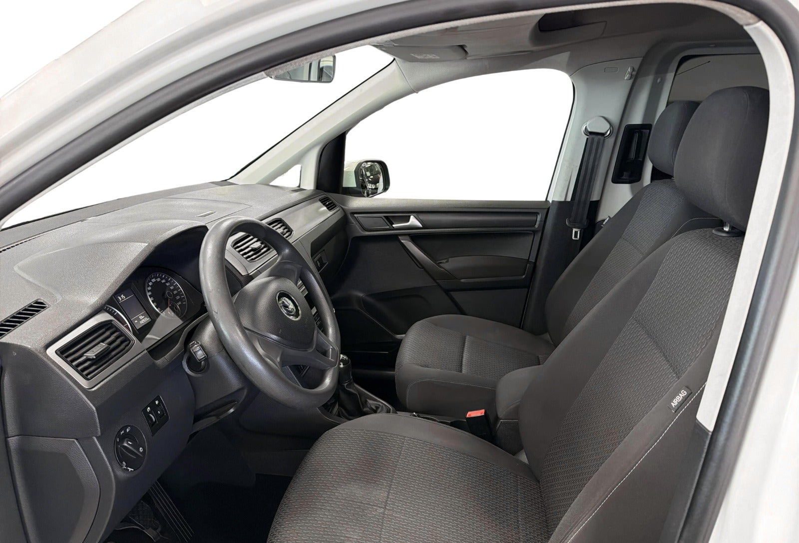 Hvid VW Caddy Maxi fra 2020
