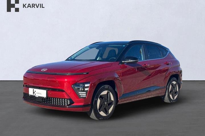 Rød Hyundai Kona fra 2024