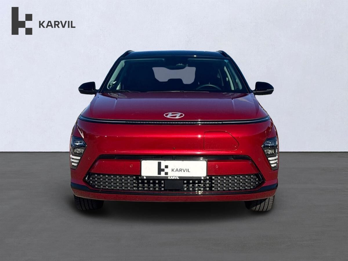 Rød Hyundai Kona fra 2024