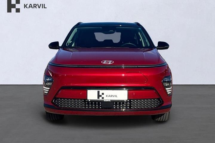 Rød Hyundai Kona fra 2024