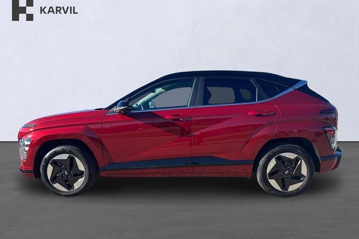 Rød Hyundai Kona fra 2024