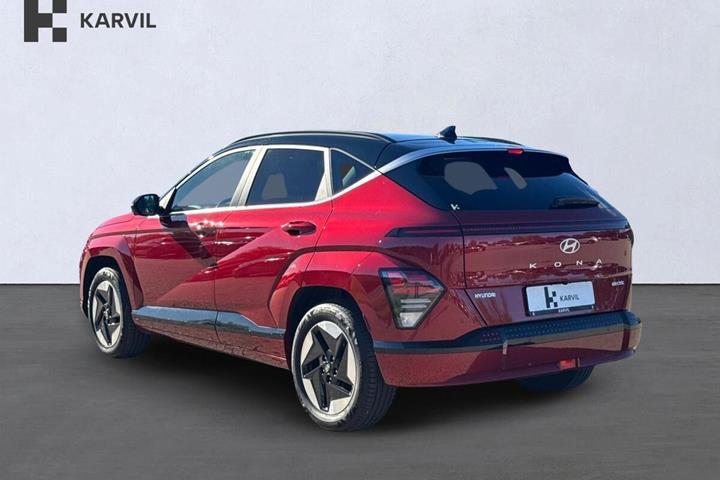 Rød Hyundai Kona fra 2024
