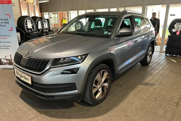 Grå Skoda Kodiaq fra 2018
