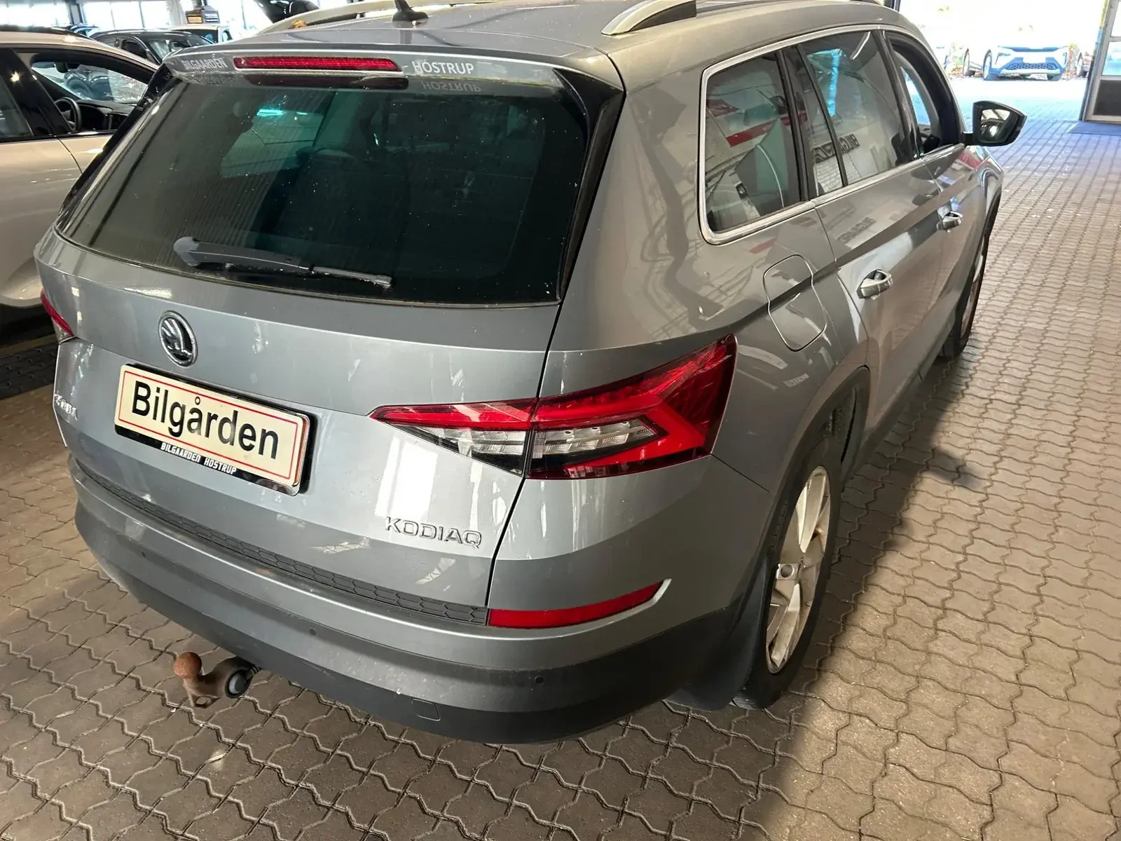Grå Skoda Kodiaq fra 2018