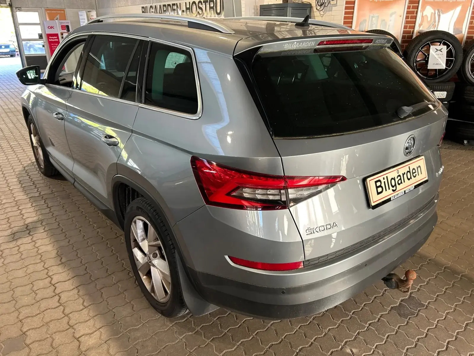 Grå Skoda Kodiaq fra 2018