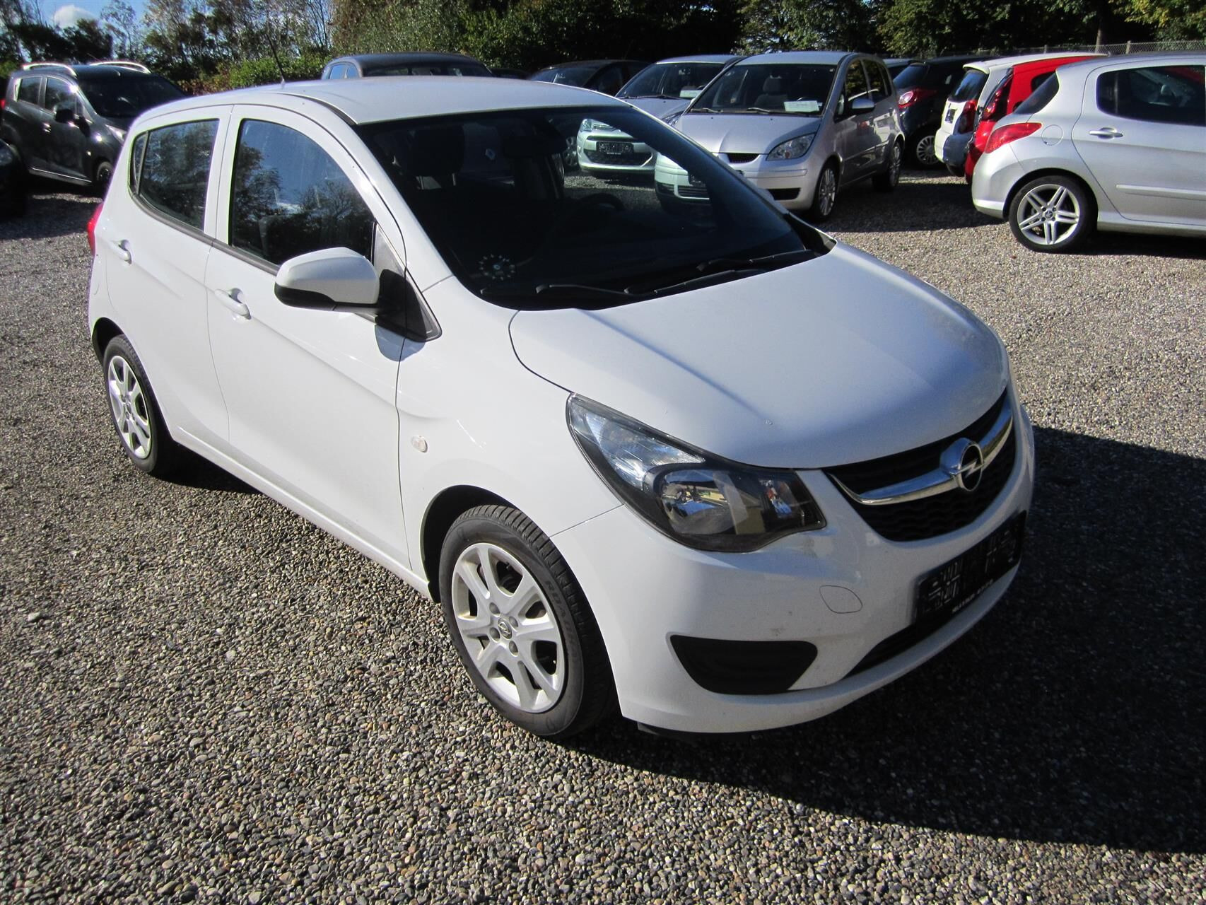 Hvid Opel Karl fra 2016