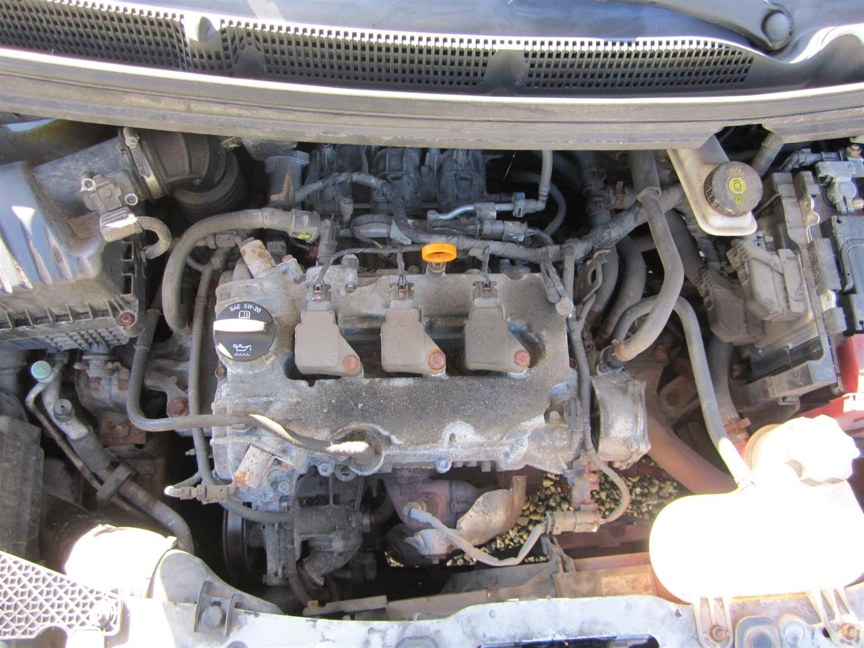 Hvid Opel Karl fra 2016