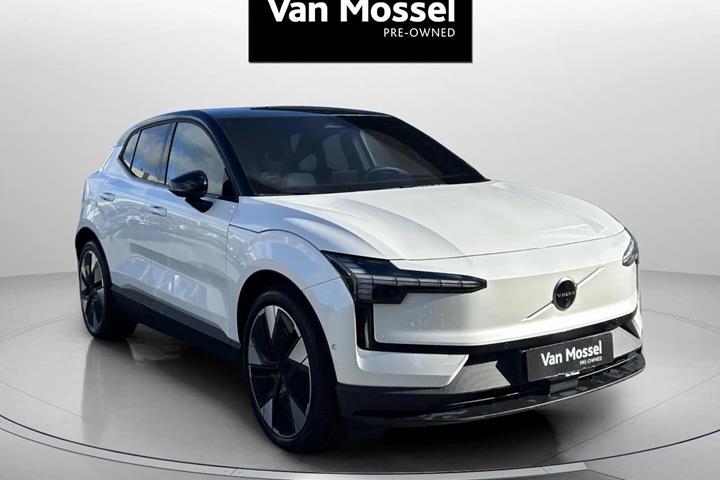 Hvid Volvo EX30 fra 2025