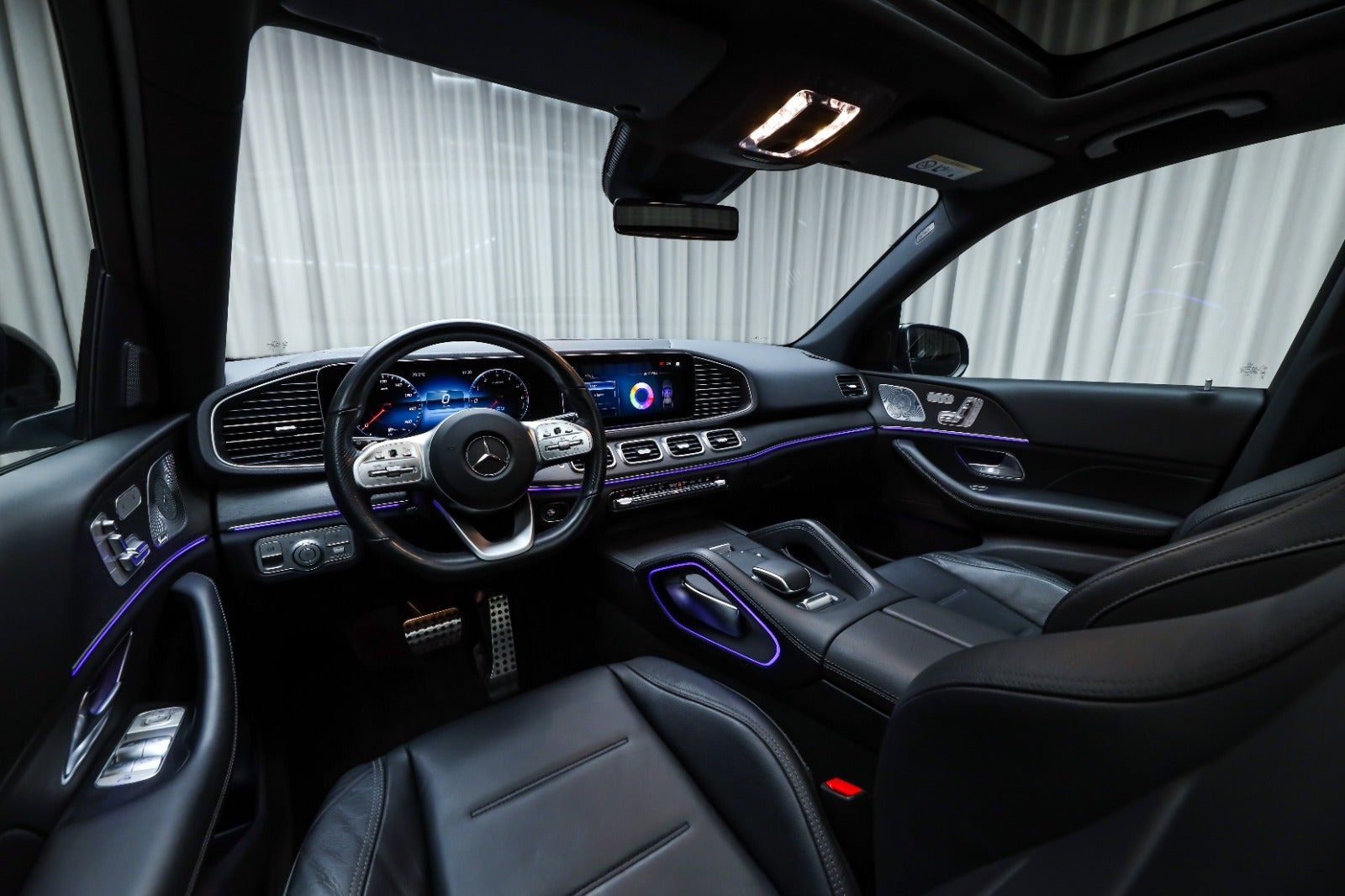 Grøn Mercedes GLE350 de fra 2021