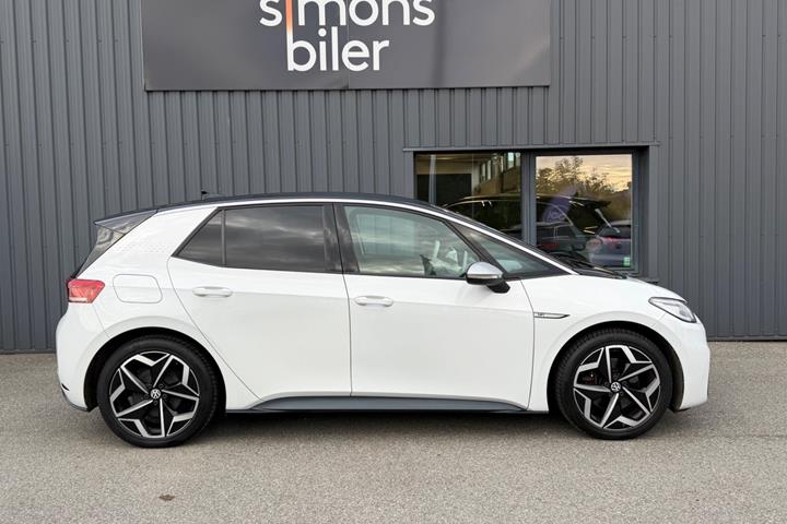 Hvid VW ID.3 fra 2020