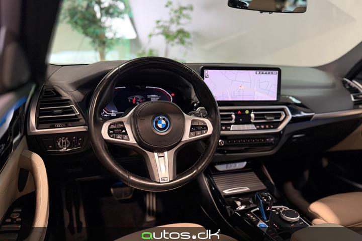Blå BMW iX3 fra 2022
