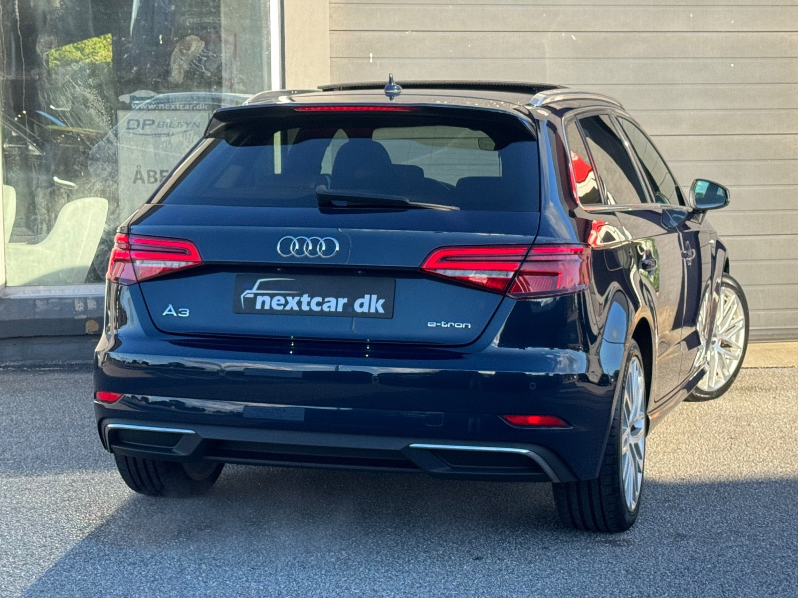 Blå Audi A3 fra 2017