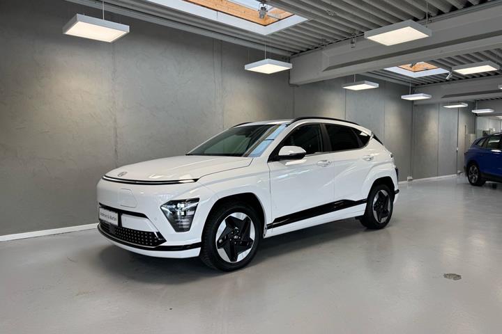 Hvid Hyundai Kona fra 2024