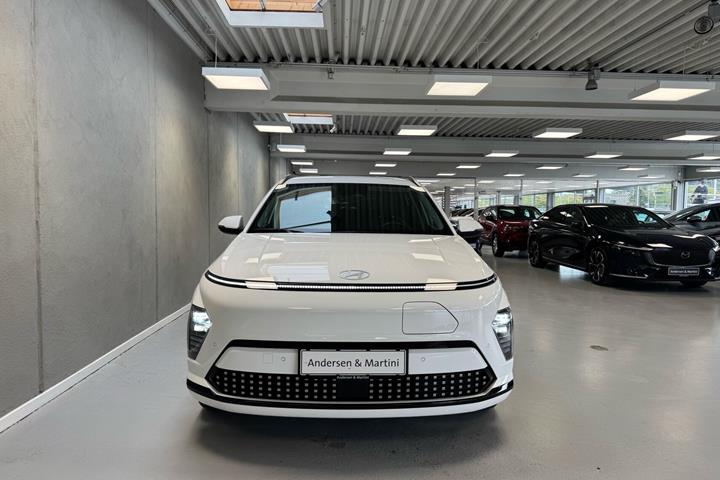 Hvid Hyundai Kona fra 2024