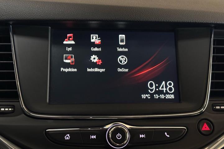 Sort Opel Astra fra 2016