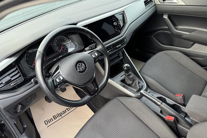 Sort VW Polo fra 2019