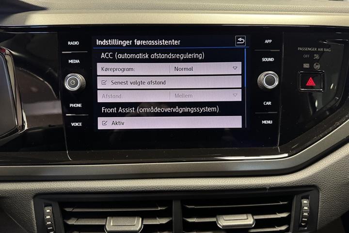 Sort VW Polo fra 2019