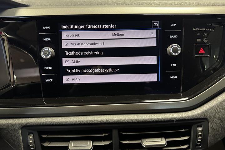 Sort VW Polo fra 2019