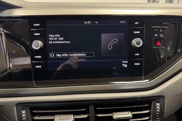 Sort VW Polo fra 2019