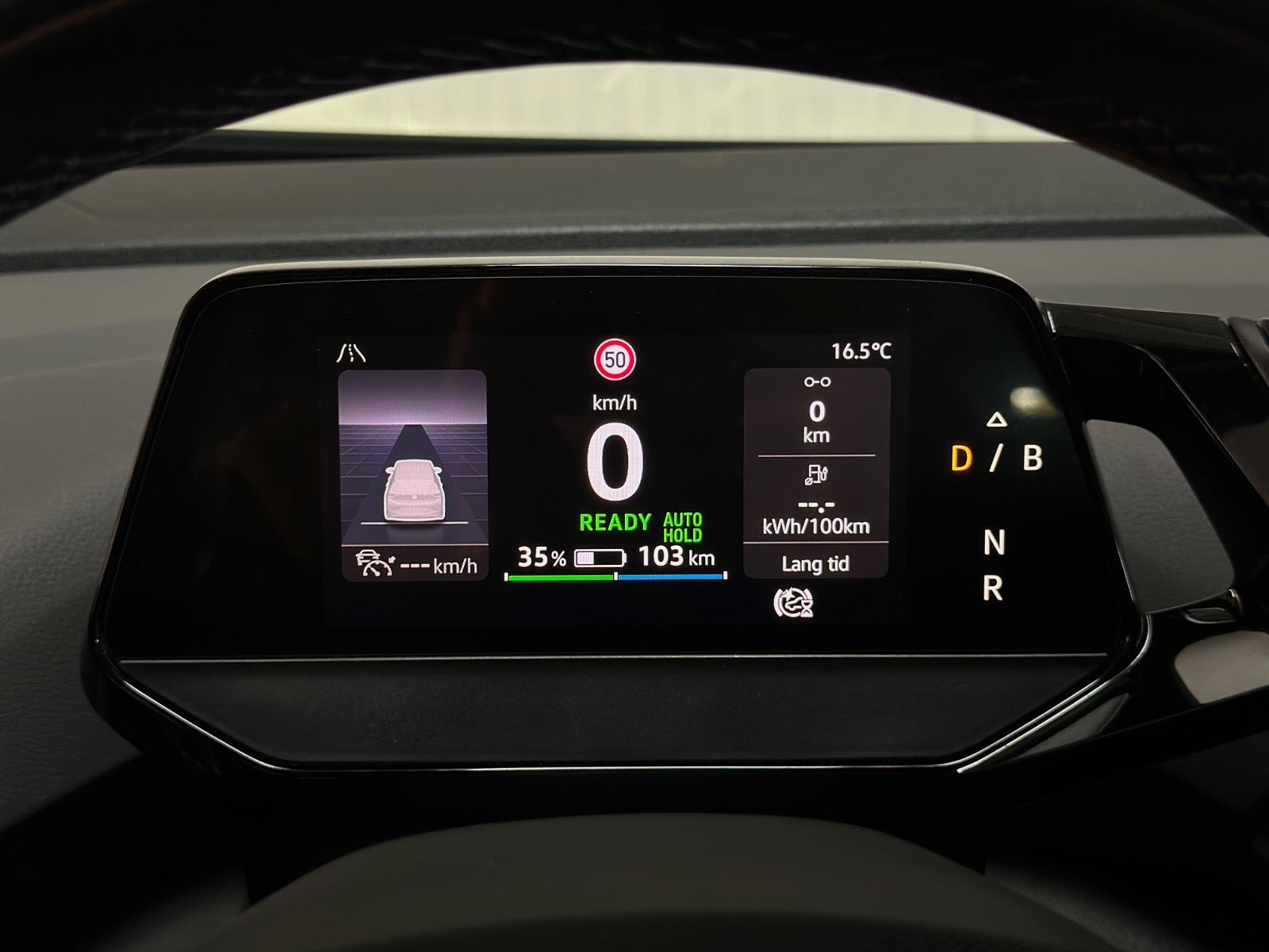 Grå VW ID.4 fra 2023