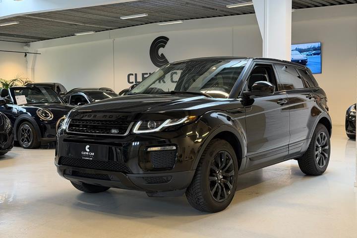Sort Land Rover Range Rover evoque fra 2018