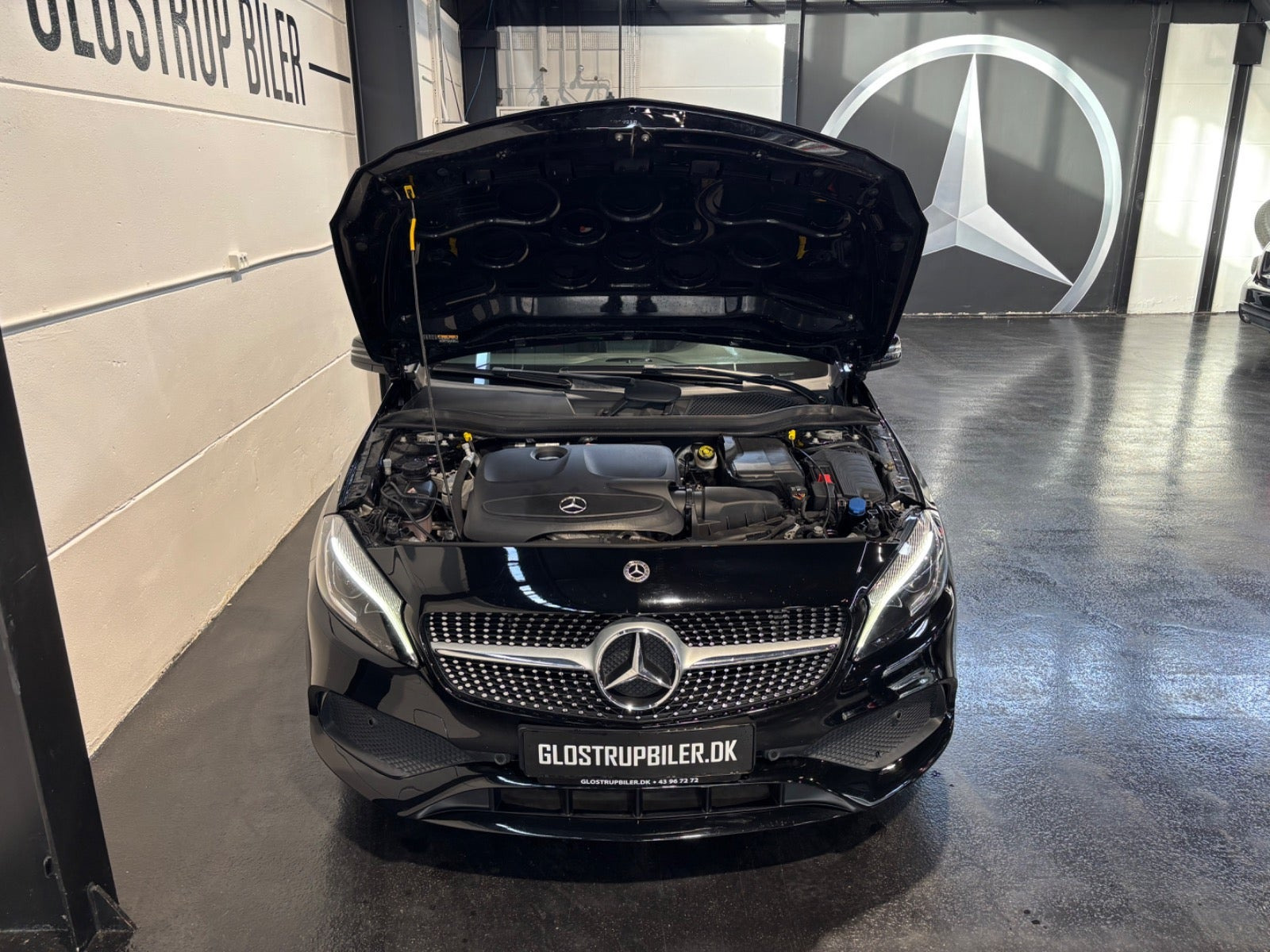 Sort Mercedes A200 fra 2017