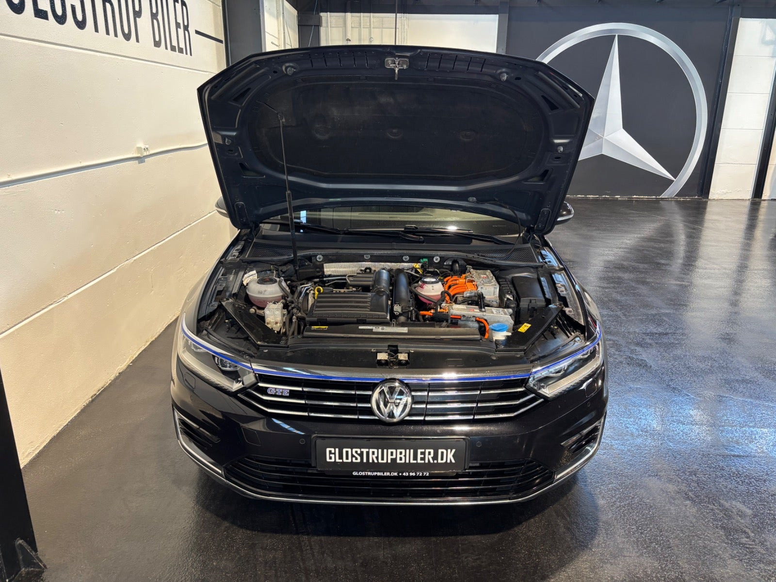 Sort VW Passat fra 2018