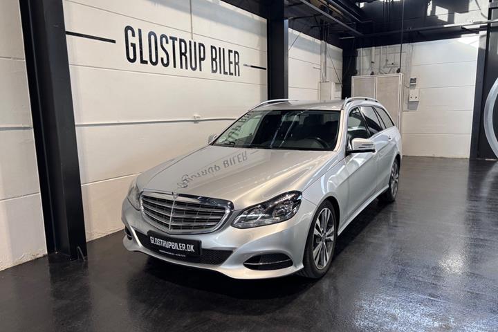 Sølv Mercedes E200 fra 2014
