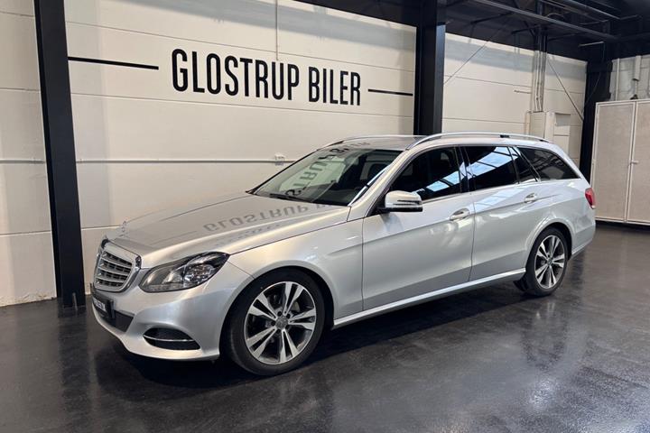 Sølv Mercedes E200 fra 2014