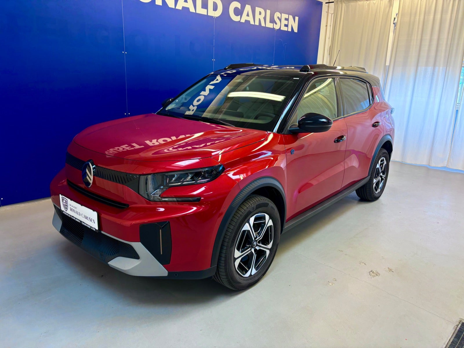 Rød Citroën e-C3 Aircross fra 2025