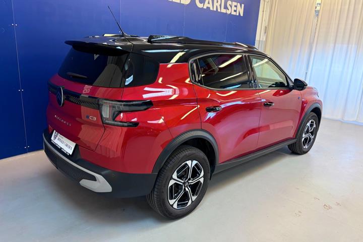 Rød Citroën e-C3 Aircross fra 2025