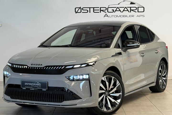 Grå Skoda Enyaq fra 2026