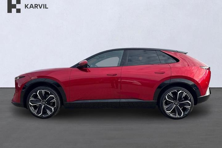 Rød Mazda CX-6e fra 2026