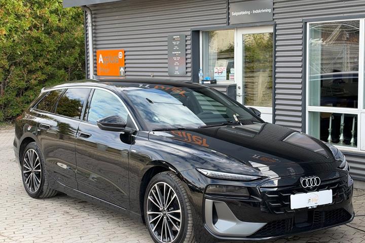 Sort Audi A6 e-tron fra 2026