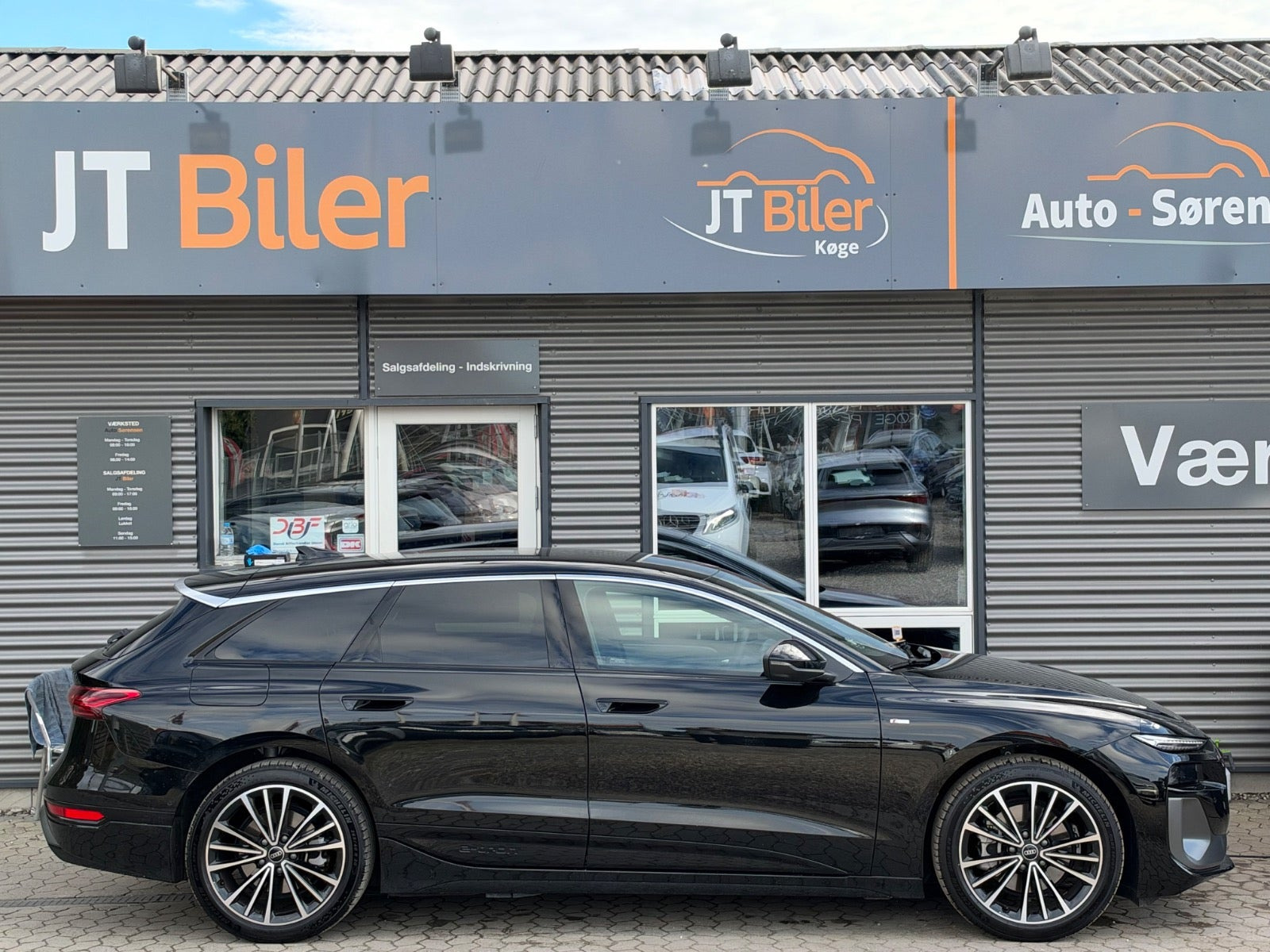 Sort Audi A6 e-tron fra 2026