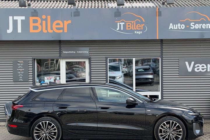 Sort Audi A6 e-tron fra 2026