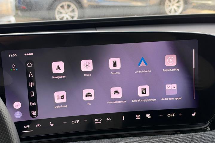 Sort Audi A6 e-tron fra 2026