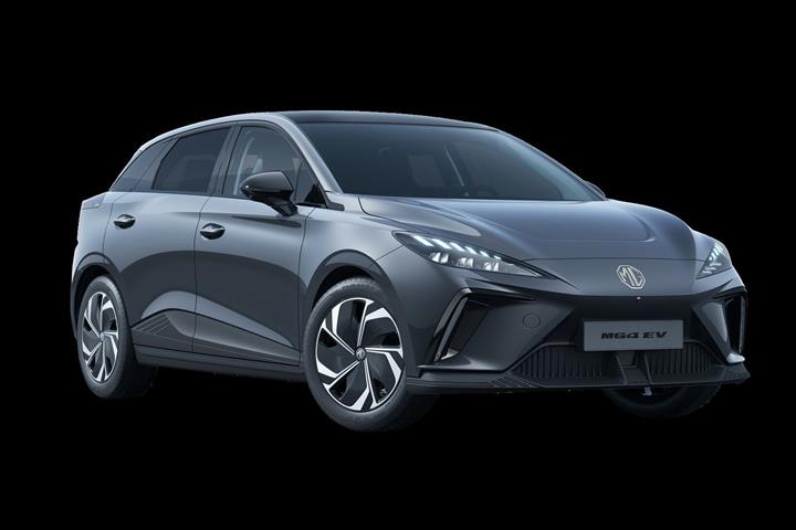 Grå MG MG4 Electric fra 2026 set udefra